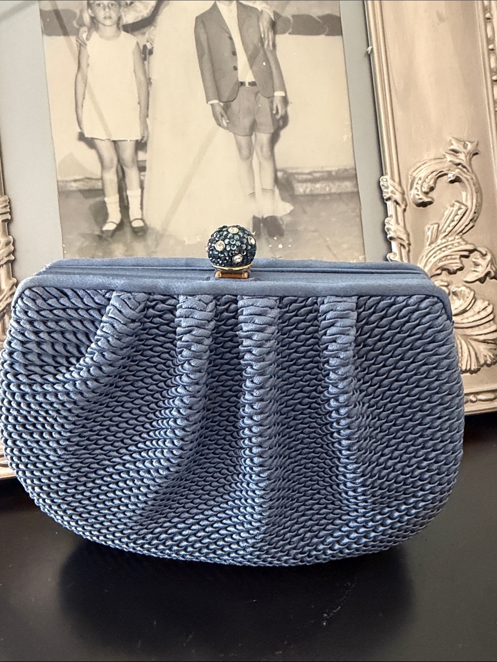 Vintage Judith Leiber Clutch with Swarovski Detail